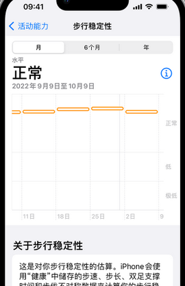 潜江iPhone手机维修如何在iPhone开启'步行稳定性通知'