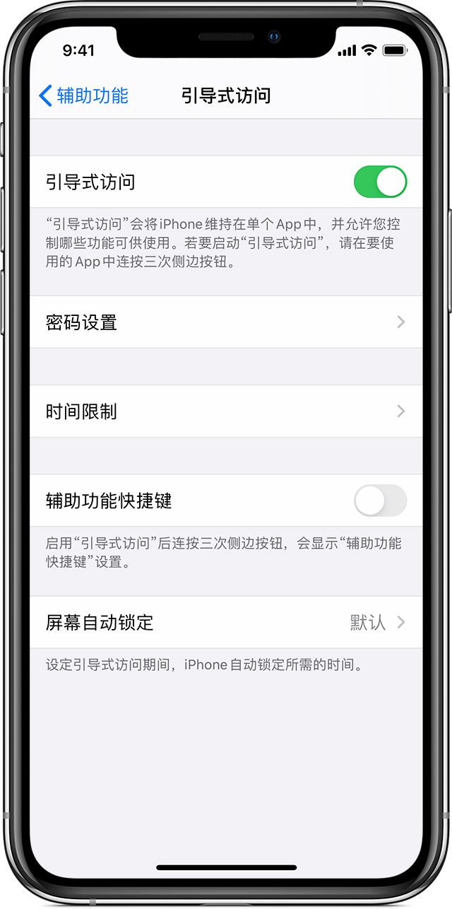 潜江苹果手机维修分享如何在 iPhone 上退出引导式访问 